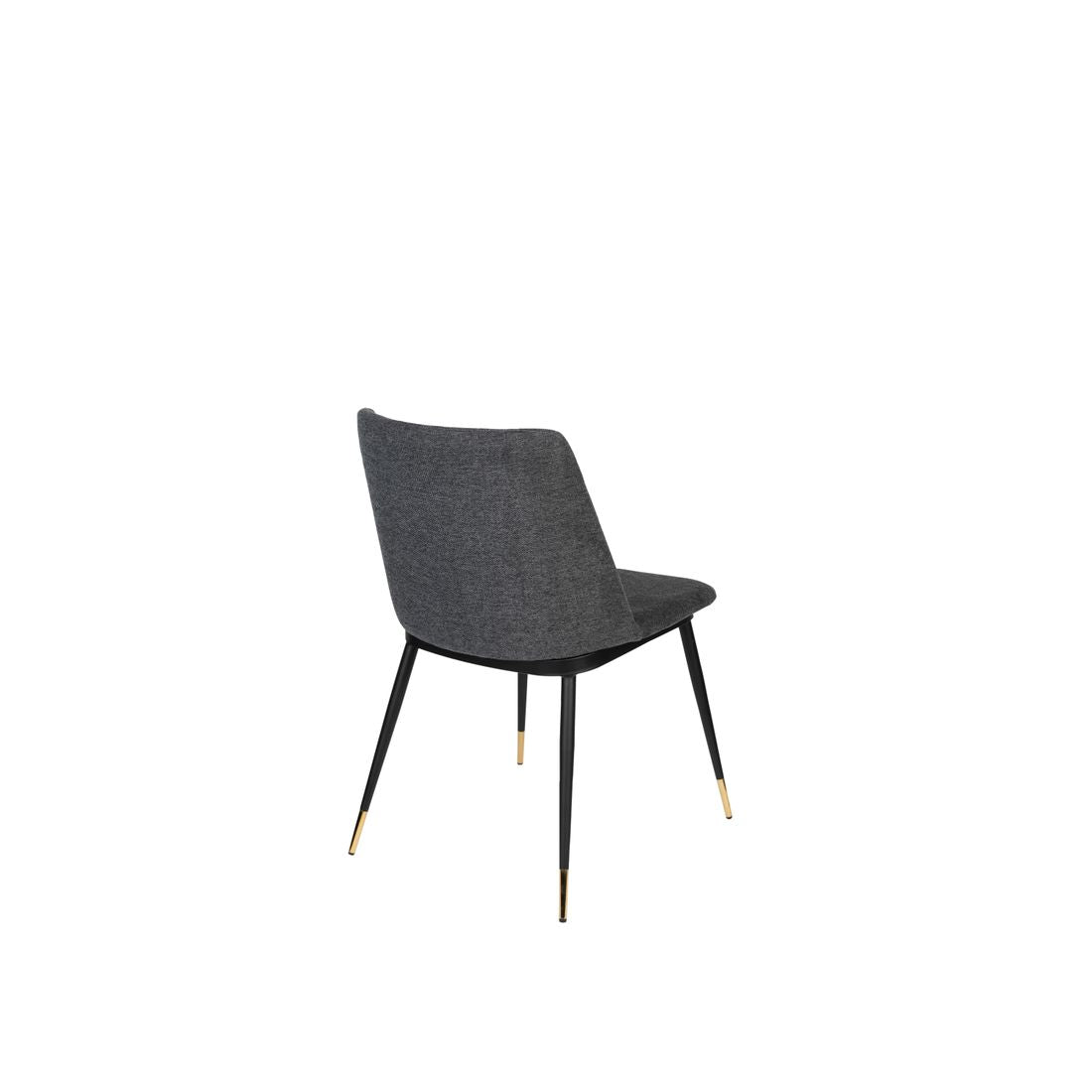 White Label Living Eetkamerstoel Lionel Donkergrijs - KwaliteitWonen.nl