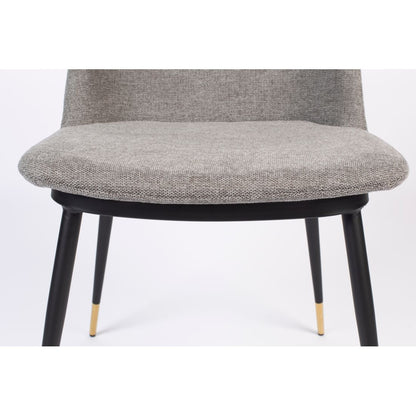 White Label Living Eetkamerstoel Lionel Grijs - KwaliteitWonen.nl