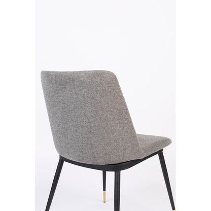 White Label Living Eetkamerstoel Lionel Grijs - KwaliteitWonen.nl