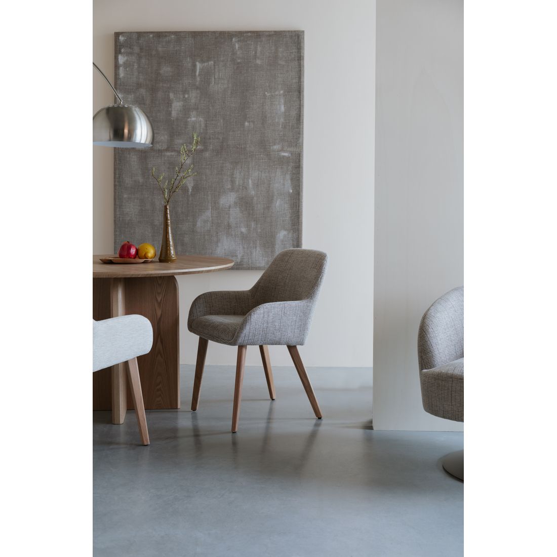White Label Living Eetkamerstoel Loua Beige - KwaliteitWonen.nl
