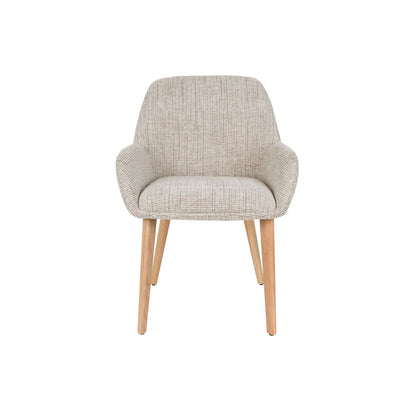 White Label Living Eetkamerstoel Loua Beige - KwaliteitWonen.nl