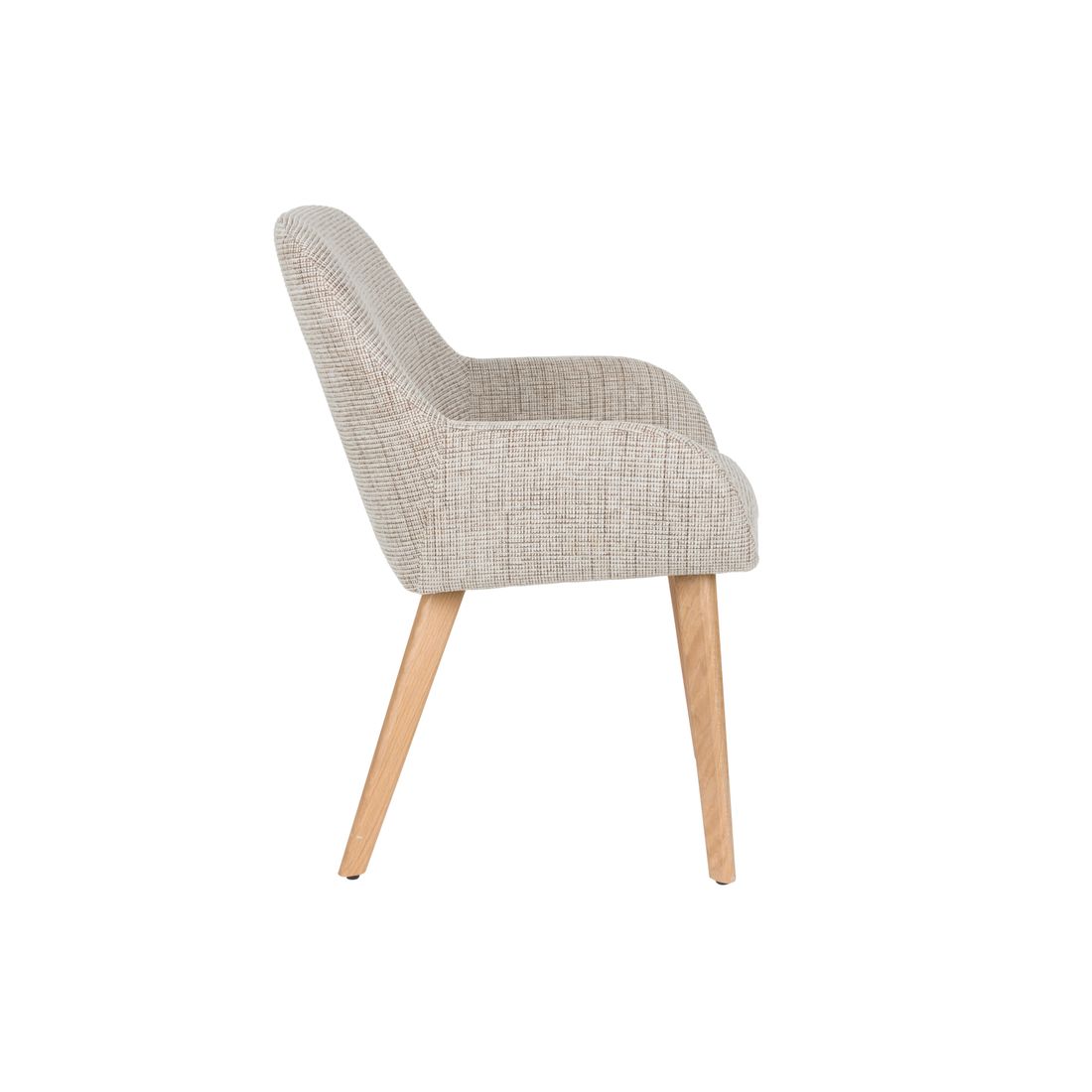 White Label Living Eetkamerstoel Loua Beige - KwaliteitWonen.nl
