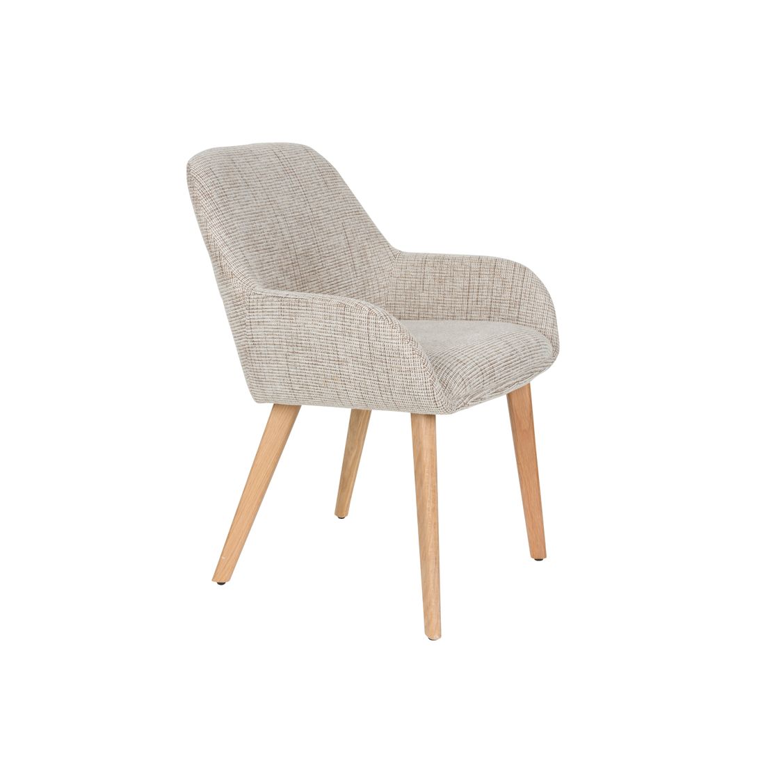 White Label Living Eetkamerstoel Loua Beige - KwaliteitWonen.nl