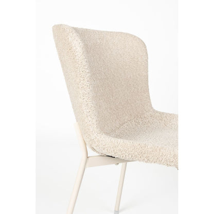 White Label Living Eetkamerstoel Marion Wit - KwaliteitWonen.nl