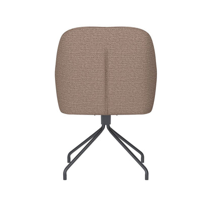 White Label Living Eetkamerstoel Otis Bruin Spin - KwaliteitWonen.nl