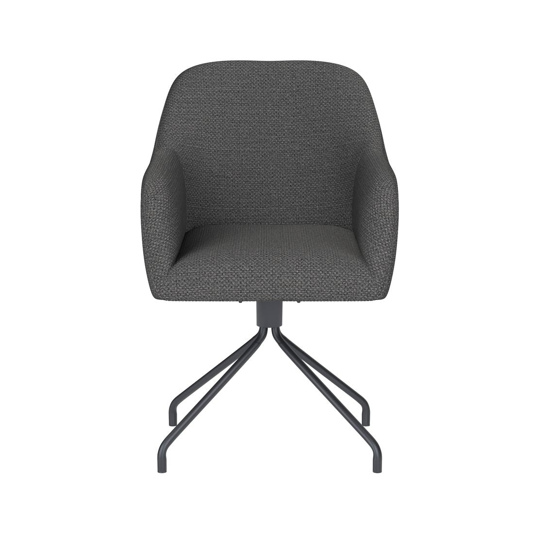 White Label Living Eetkamerstoel Otis Grijs Spin - KwaliteitWonen.nl