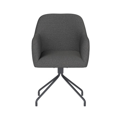 White Label Living Eetkamerstoel Otis Grijs Spin - KwaliteitWonen.nl
