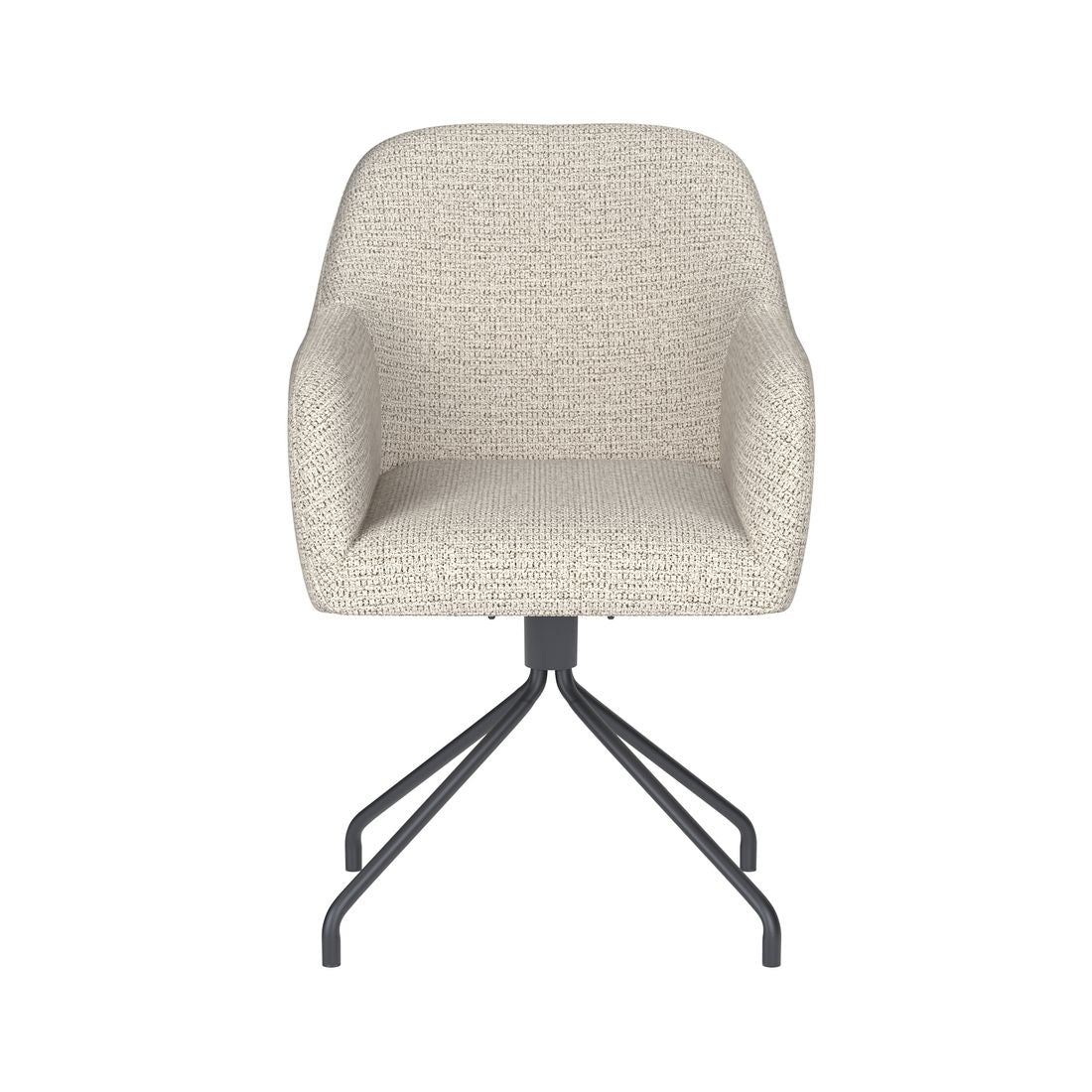 White Label Living Eetkamerstoel Otis Wit Spin - KwaliteitWonen.nl