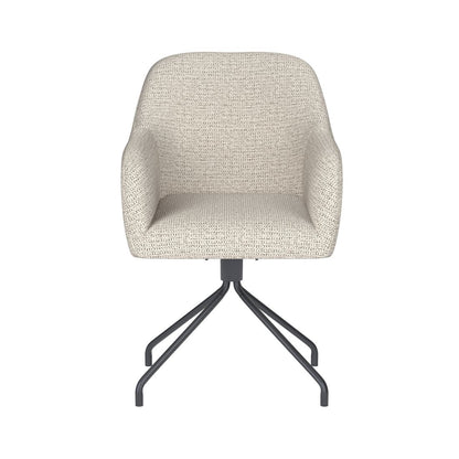 White Label Living Eetkamerstoel Otis Wit Spin - KwaliteitWonen.nl