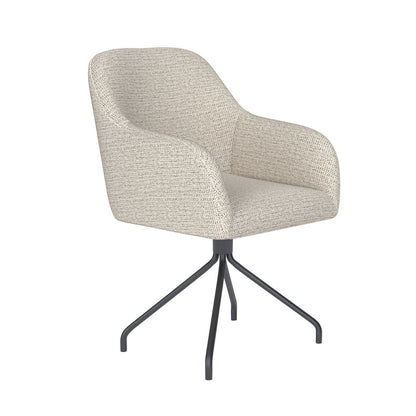 White Label Living Eetkamerstoel Otis Wit Spin - KwaliteitWonen.nl