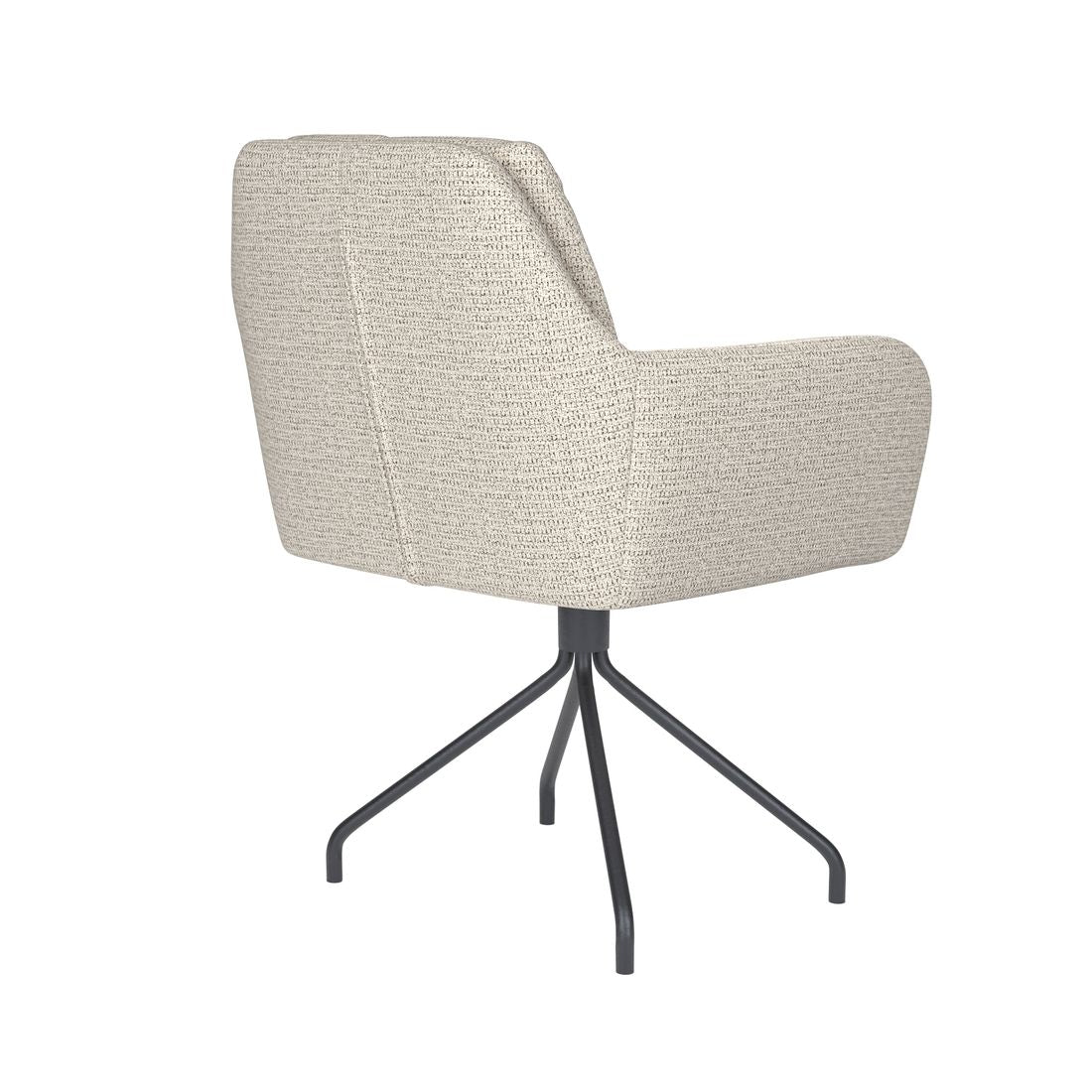 White Label Living Eetkamerstoel Pete Wit Spin - KwaliteitWonen.nl