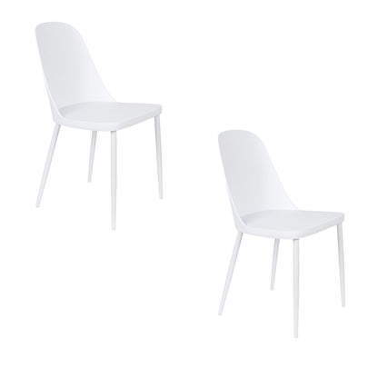 White Label Living Eetkamerstoel Pip Wit - KwaliteitWonen.nl