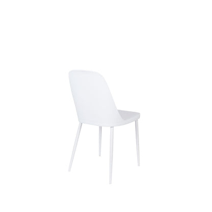 White Label Living Eetkamerstoel Pip Wit - KwaliteitWonen.nl