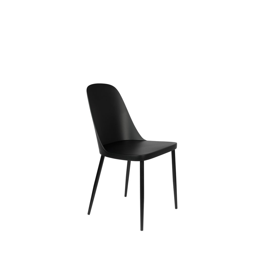 White Label Living Eetkamerstoel Pip Zwart - KwaliteitWonen.nl