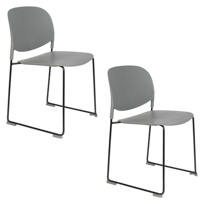 White Label Living Eetkamerstoel Stacks Grijs - KwaliteitWonen.nl