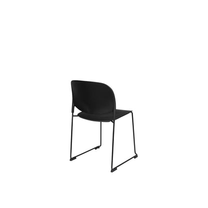 White Label Living Eetkamerstoel Stacks Zwart - KwaliteitWonen.nl