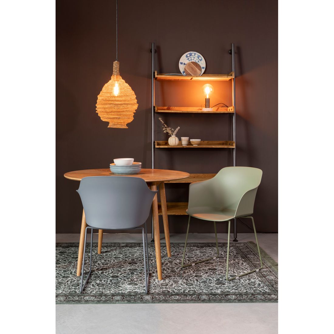 White Label Living Eetkamerstoel Tango Grijs - KwaliteitWonen.nl