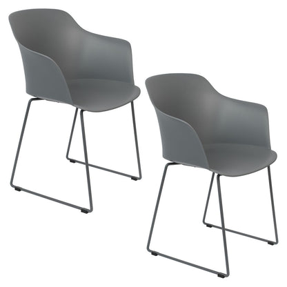 White Label Living Eetkamerstoel Tango Grijs - KwaliteitWonen.nl