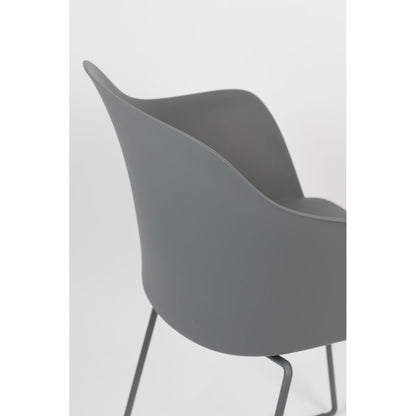 White Label Living Eetkamerstoel Tango Grijs - KwaliteitWonen.nl