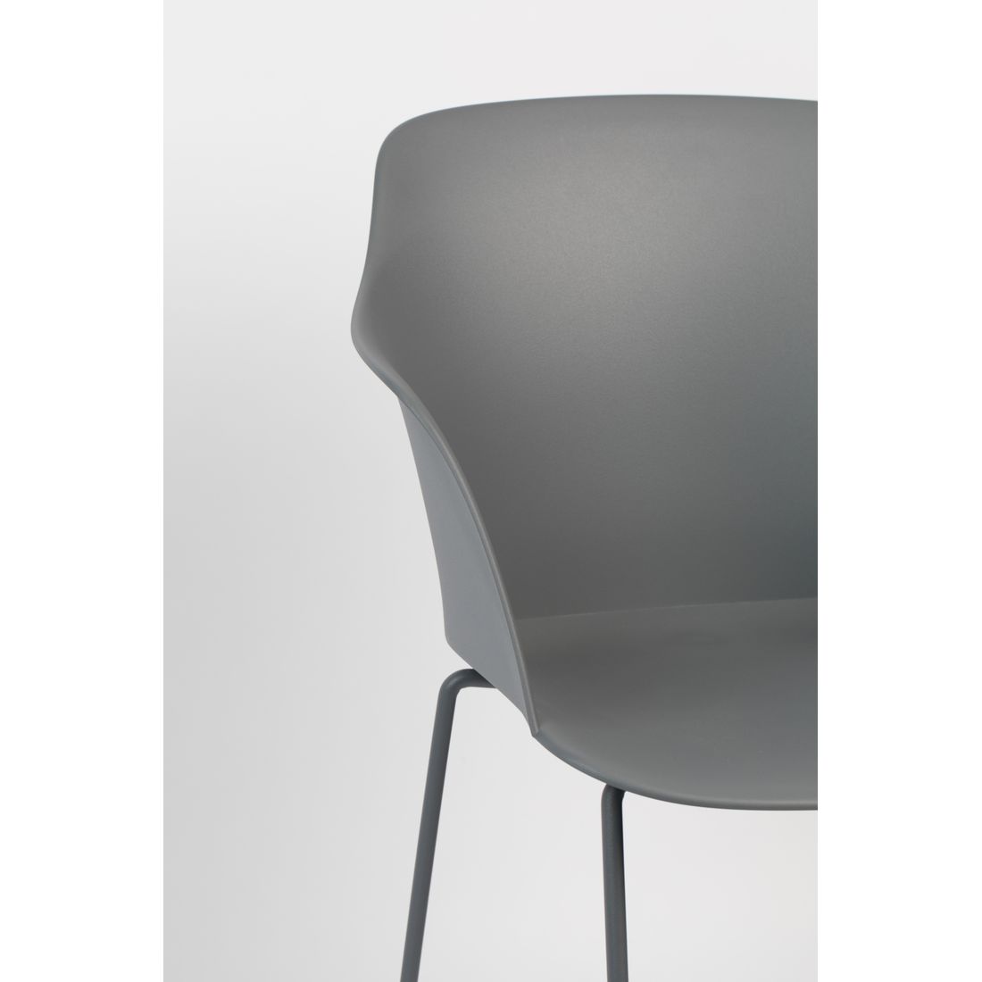 White Label Living Eetkamerstoel Tango Grijs - KwaliteitWonen.nl