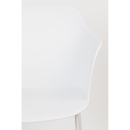 White Label Living Eetkamerstoel Tango Wit - KwaliteitWonen.nl
