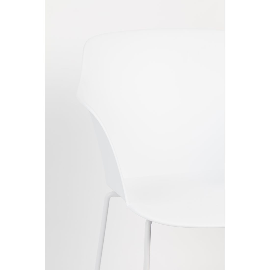 White Label Living Eetkamerstoel Tango Wit - KwaliteitWonen.nl