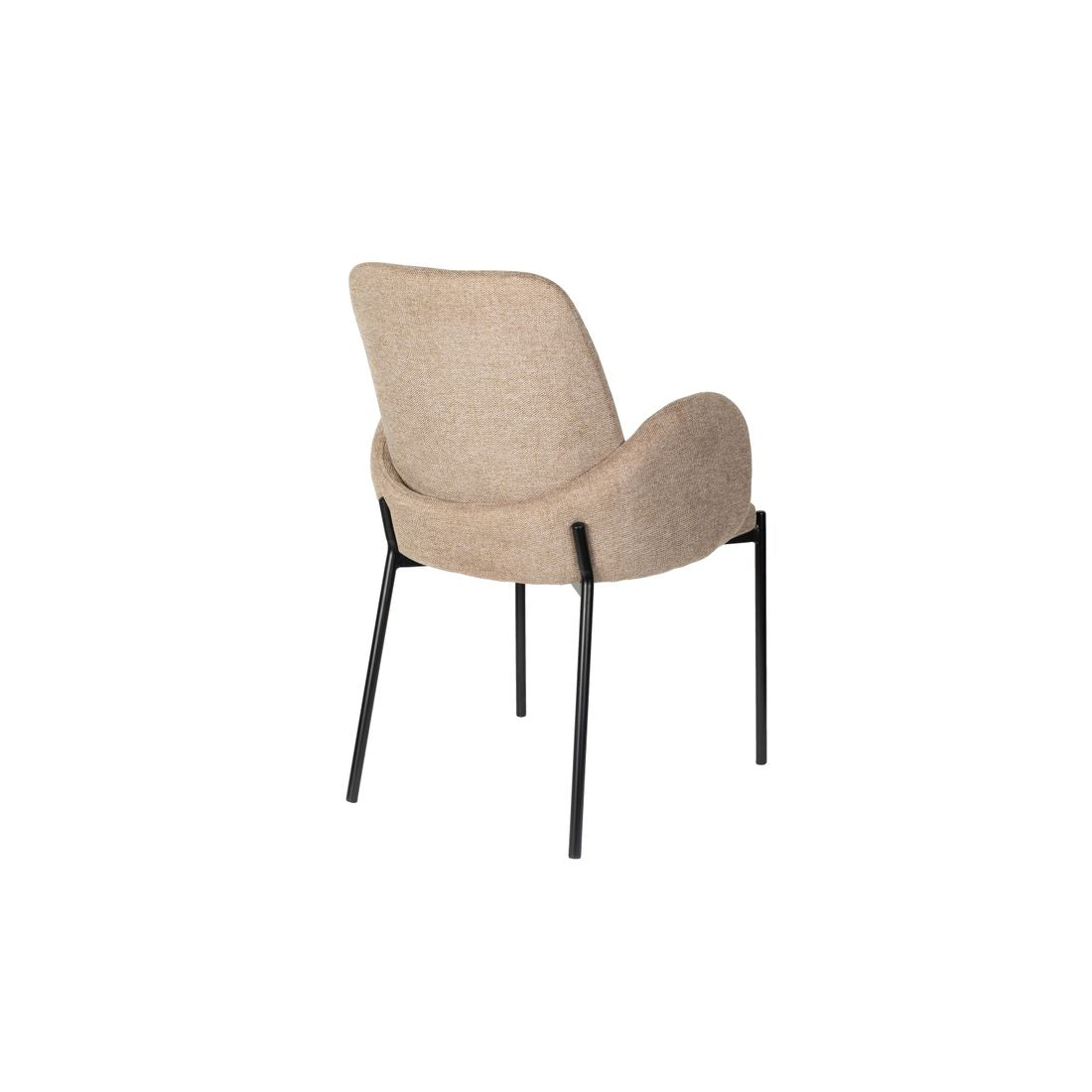 White Label Living Eetkamerstoel Tjarda Bruin - KwaliteitWonen.nl