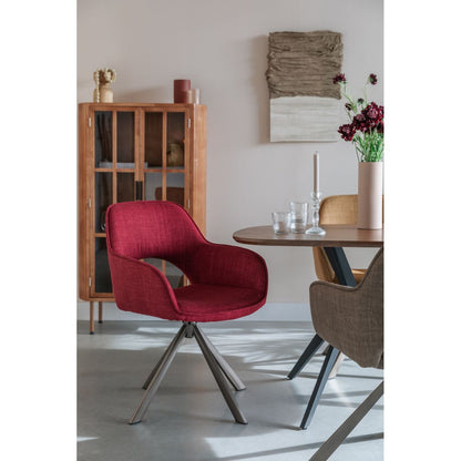 White Label Living Eetkamerstoel Toye Red - KwaliteitWonen.nl