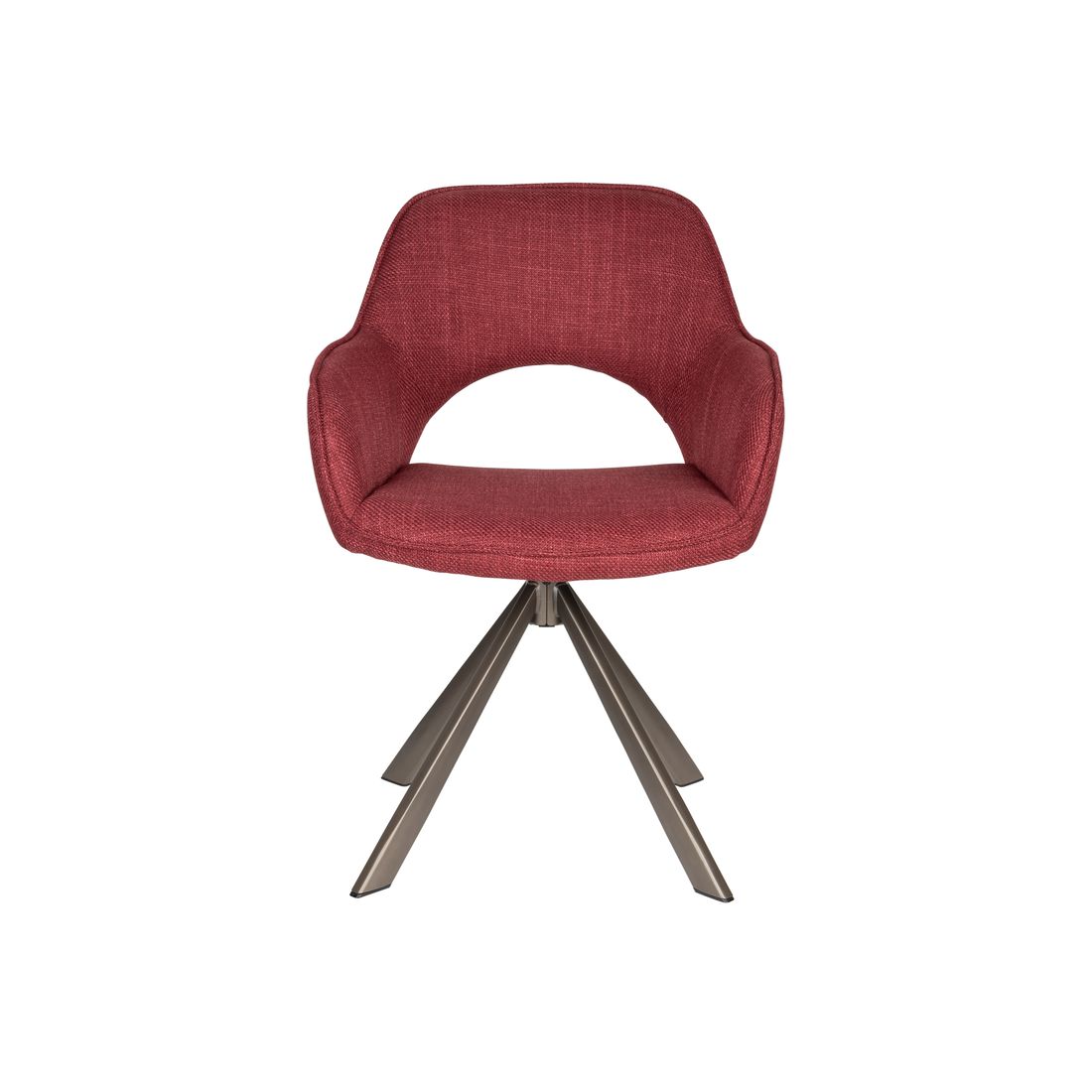 White Label Living Eetkamerstoel Toye Red - KwaliteitWonen.nl