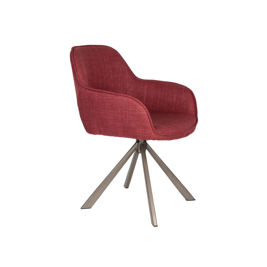 White Label Living Eetkamerstoel Toye Red - KwaliteitWonen.nl