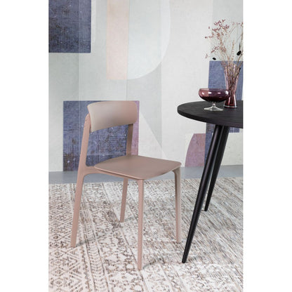 White Label Living Eetkamerstoel & Tuinstoel Clive Beige - KwaliteitWonen.nl