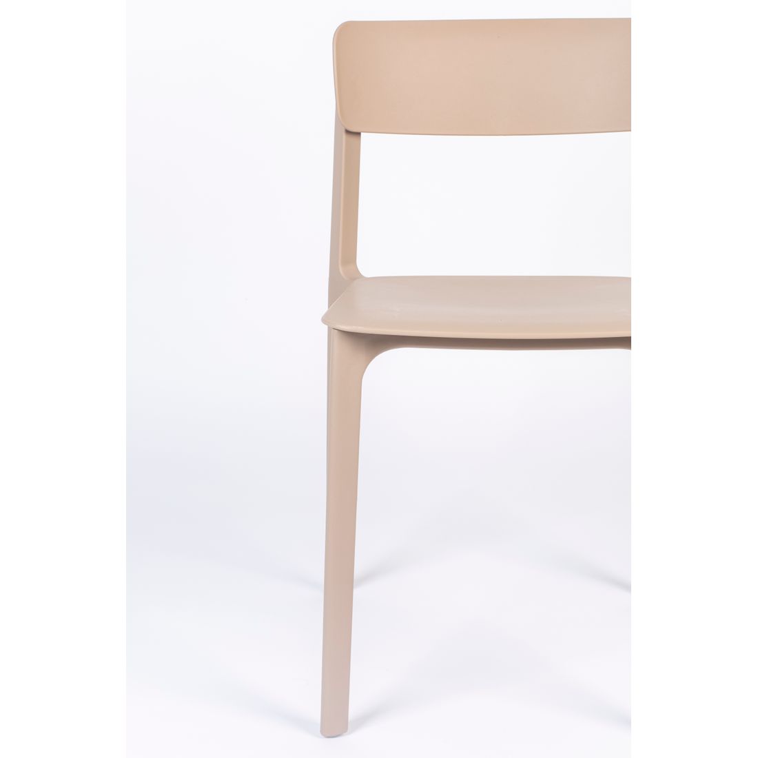 White Label Living Eetkamerstoel & Tuinstoel Clive Beige - KwaliteitWonen.nl