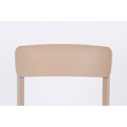 White Label Living Eetkamerstoel & Tuinstoel Clive Beige - KwaliteitWonen.nl
