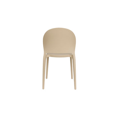 White Label Living Eetkamerstoel & Tuinstoel Sjoerd Beige - KwaliteitWonen.nl