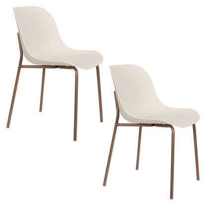 White Label Living Eetkamerstoel Wheat Wit - KwaliteitWonen.nl
