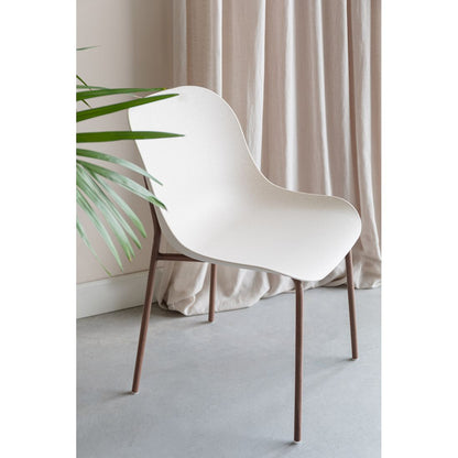 White Label Living Eetkamerstoel Wheat Wit - KwaliteitWonen.nl