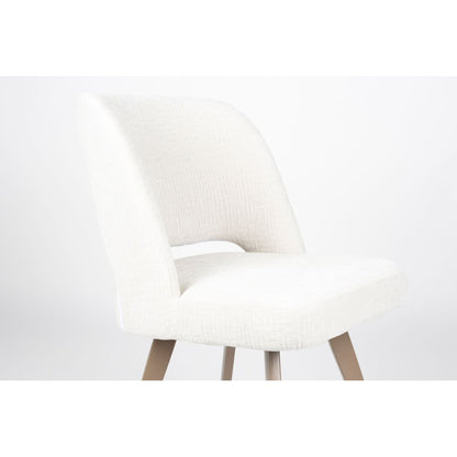 White Label Living Eetkamerstoel Yves Wit - KwaliteitWonen.nl