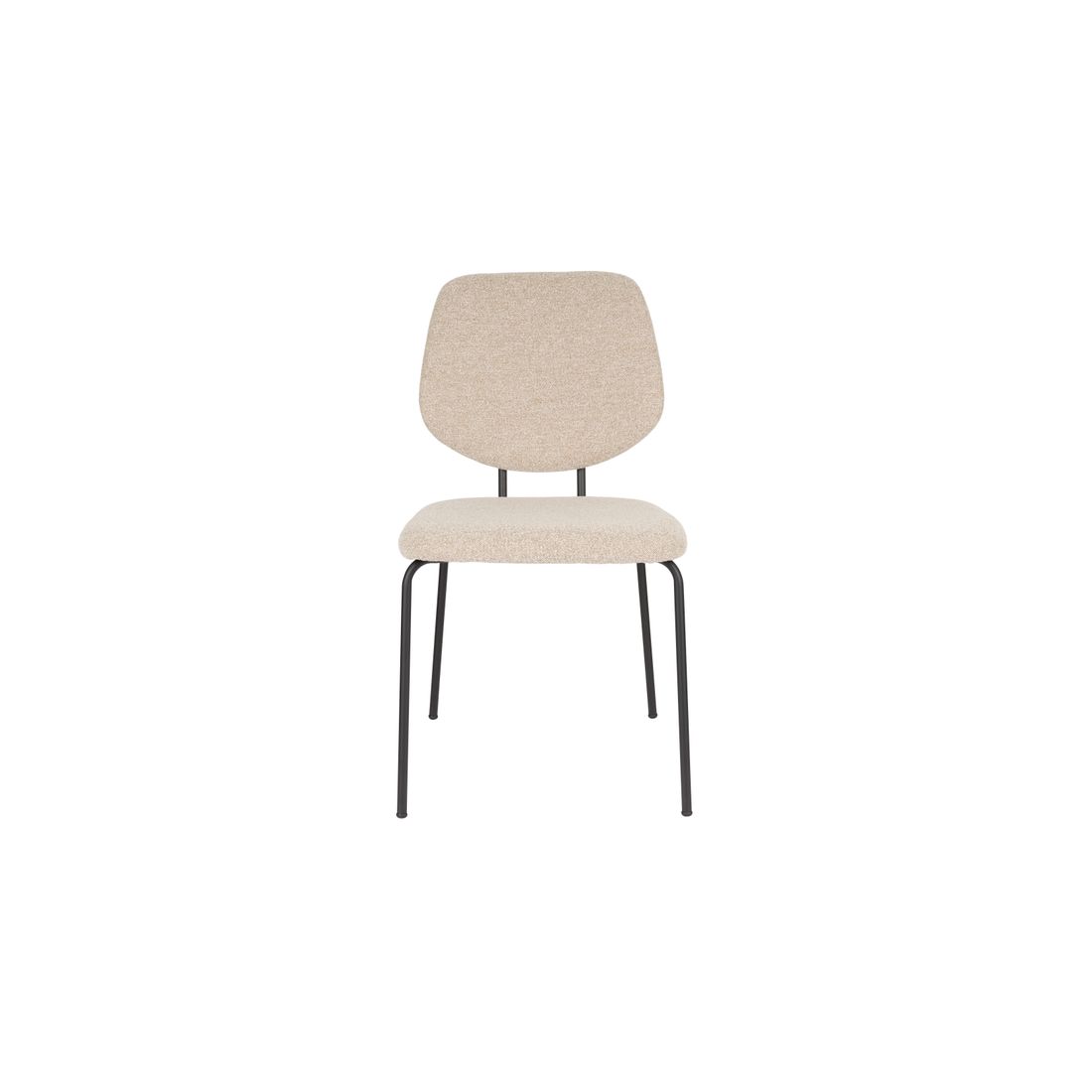 White Label Living Eetkamerstoel Zelo Beige - KwaliteitWonen.nl