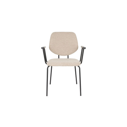 White Label Living Eetkamerstoel Zelo Beige - KwaliteitWonen.nl