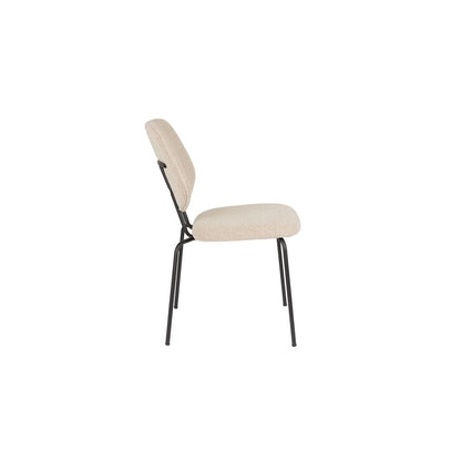 White Label Living Eetkamerstoel Zelo Beige - KwaliteitWonen.nl