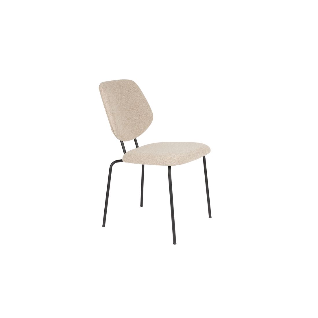 White Label Living Eetkamerstoel Zelo Beige - KwaliteitWonen.nl