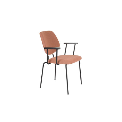 White Label Living Eetkamerstoel Zelo Roze - KwaliteitWonen.nl