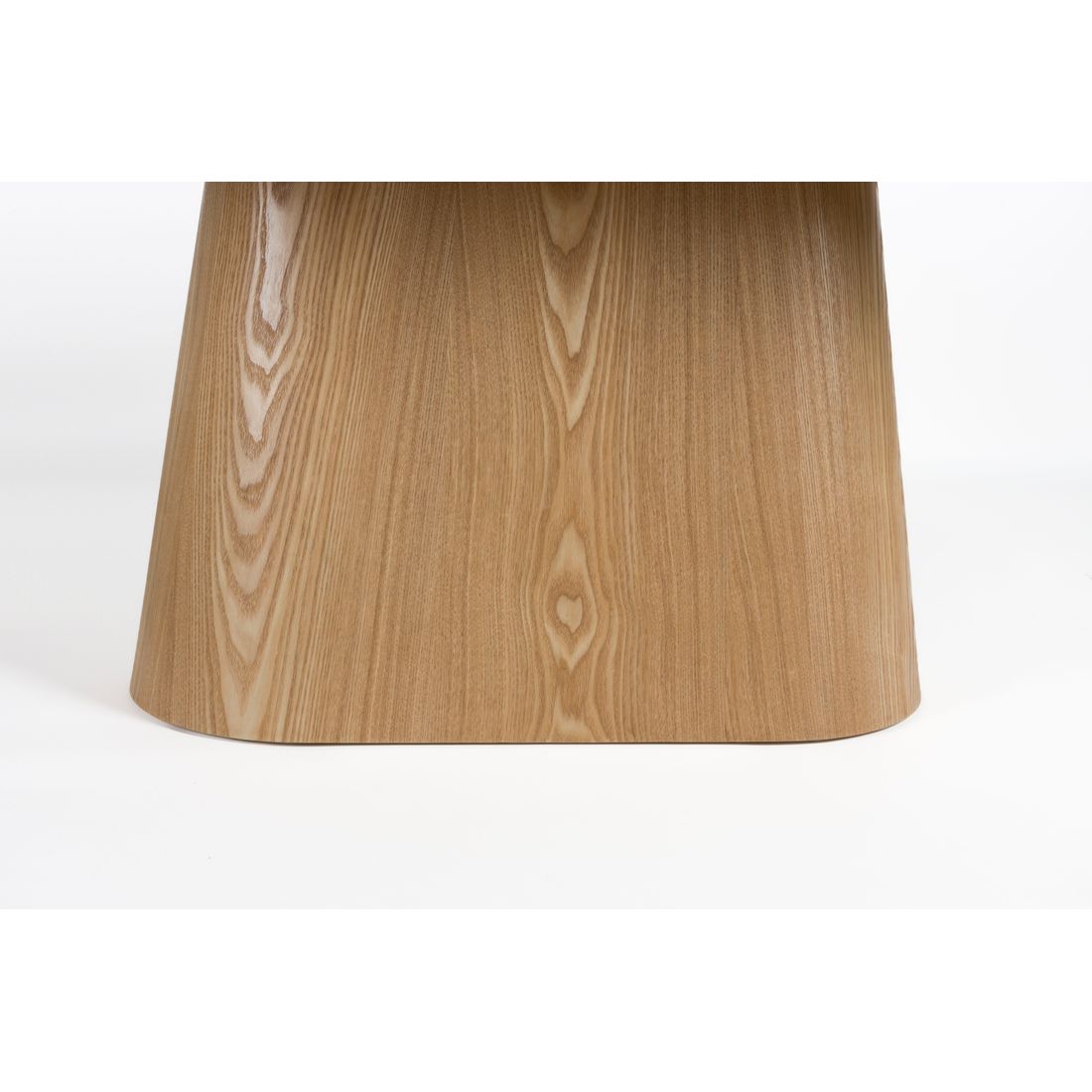 White Label Living Eetkamertafel Almira Ovaal 200x90cm Eiken Marmer - KwaliteitWonen.nl