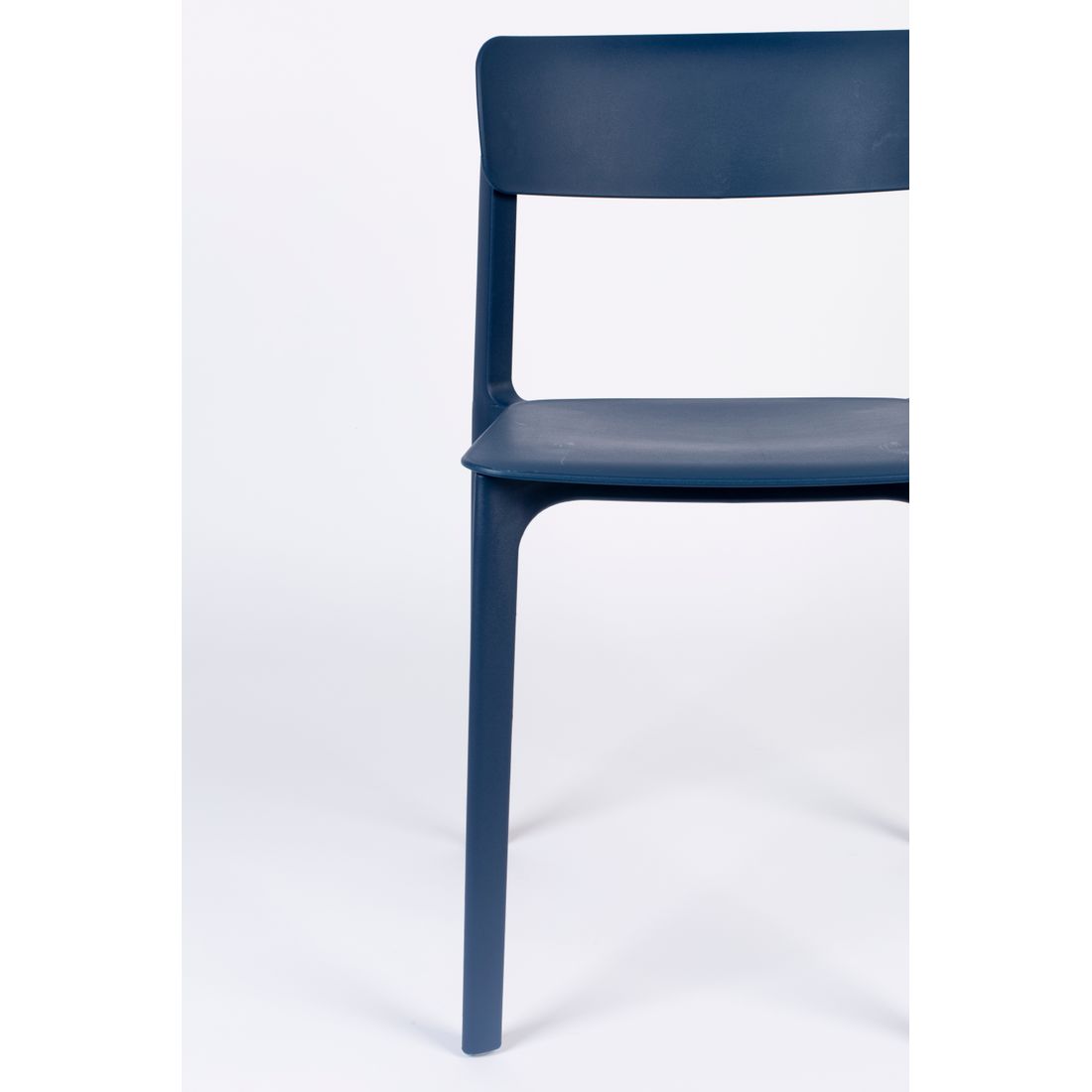 White Label Living Eetstoel Binnen & Buiten Clive Donkerblauw - KwaliteitWonen.nl