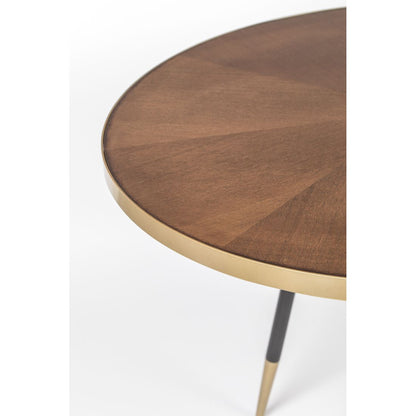 White Label Living Eettafel Denise Ovaal 180x90cm Walnoot - KwaliteitWonen.nl