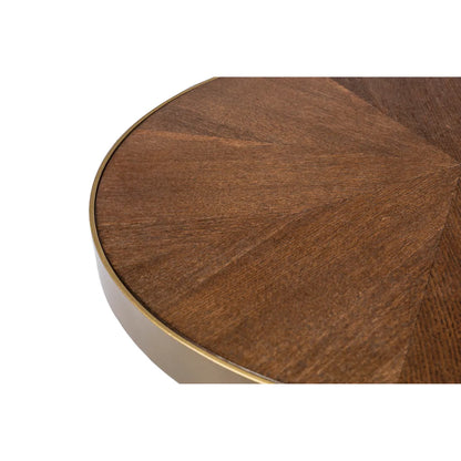 White Label Living Eettafel Denise Ovaal 200x90cm Walnoot - KwaliteitWonen.nl