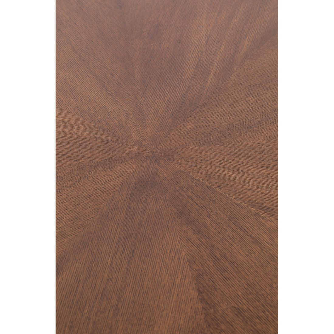 White Label Living Eettafel Denise Rond 90cm Walnoot - KwaliteitWonen.nl