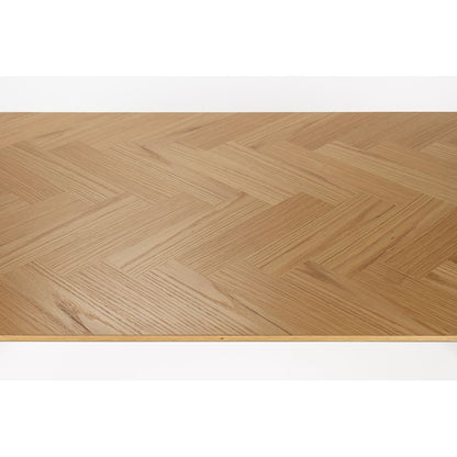 White Label Living Eettafel Fabio 160x80cm Naturel - KwaliteitWonen.nl