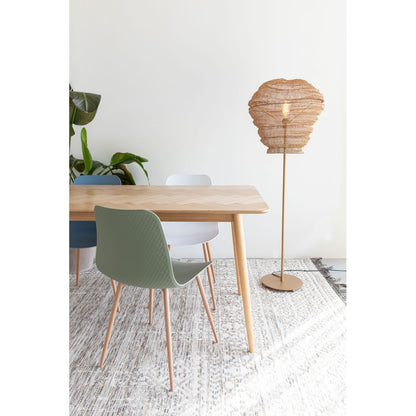 White Label Living Eettafel Fabio 160x80cm Naturel - KwaliteitWonen.nl