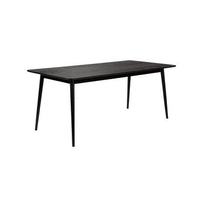White Label Living Eettafel Fabio 180x90cm Zwart - KwaliteitWonen.nl